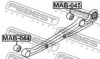 FEBEST MAB-045 Control Arm-/Trailing Arm Bush